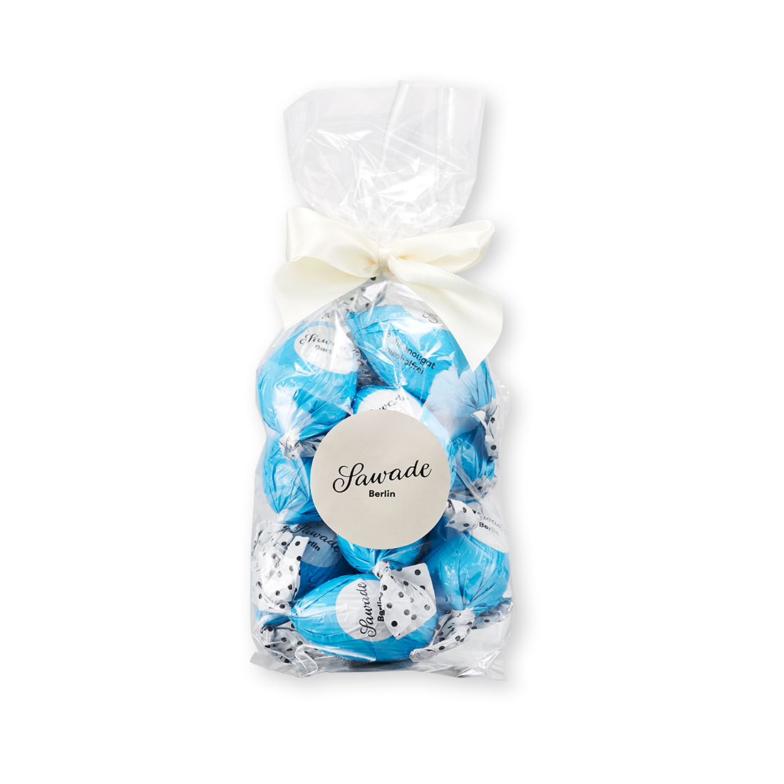 Produktbild: Sahnenougat Eier im Beutel  Produktbild: Sahnenougat Eier im Beutel