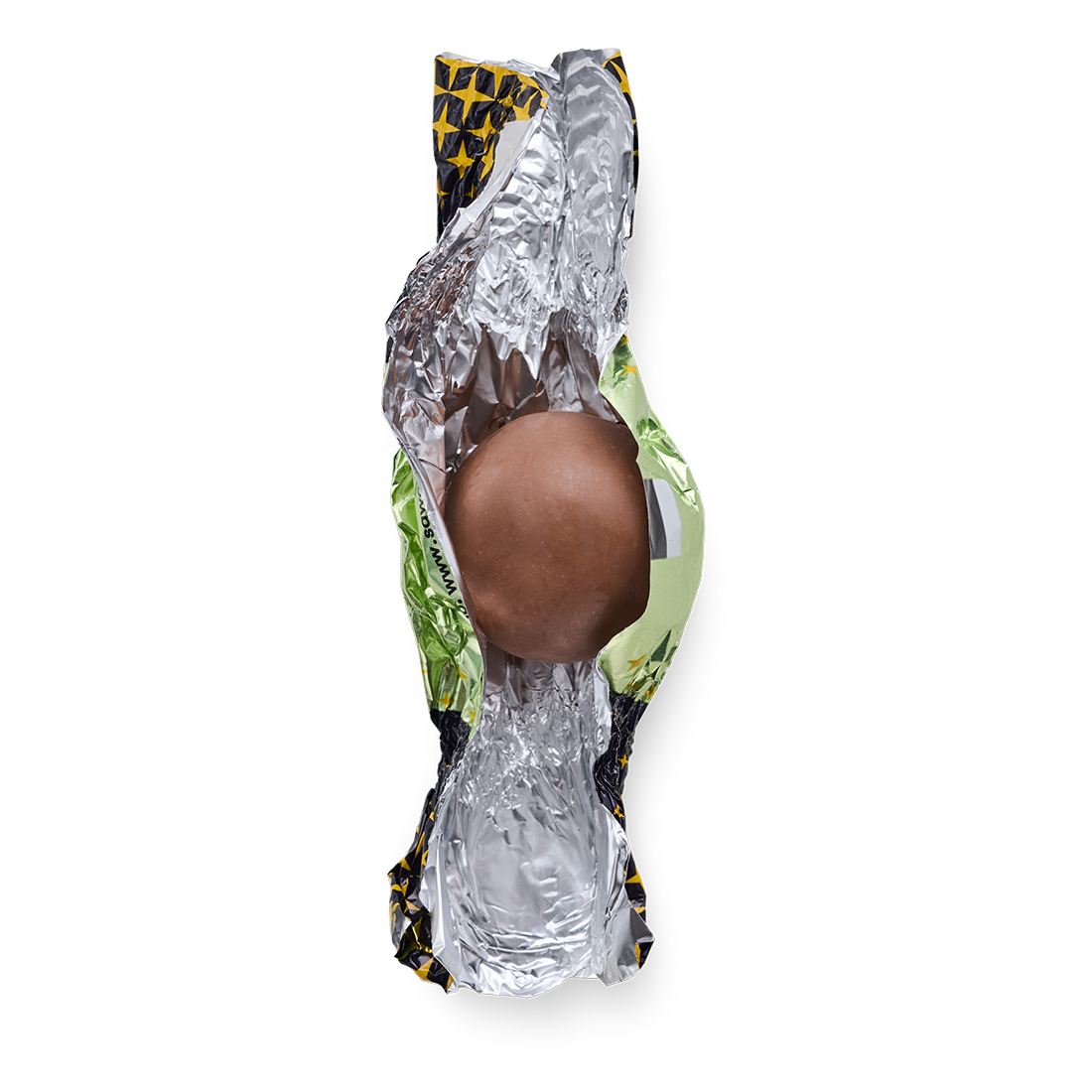 Produktbild: Blätterkrokant Kugel Vollmilch offen Produktbild: Blätterkrokant Kugel Vollmilch offen