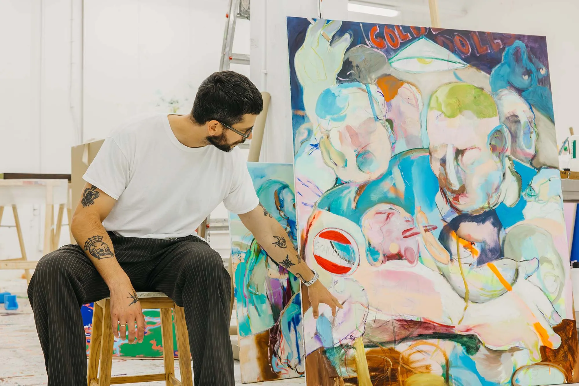 Bild Sawade Studio Visit Tobias Vetter