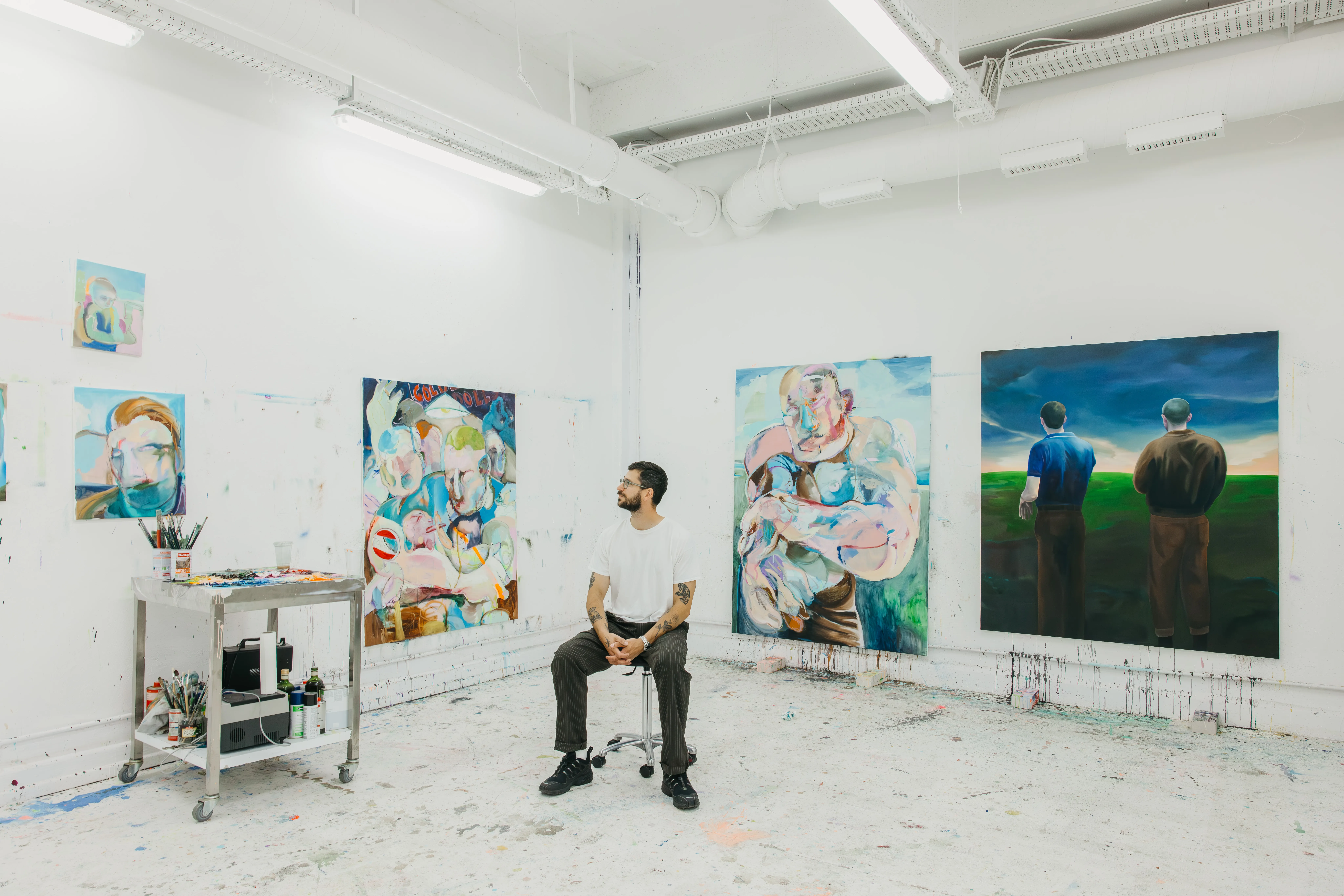 Bild Sawade Studio Visit Tobias Vetter