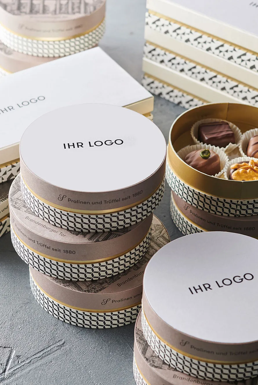 Stimmungsbild: Runddosen mit Aufrduck Ihr Logo zur Individualisierung
