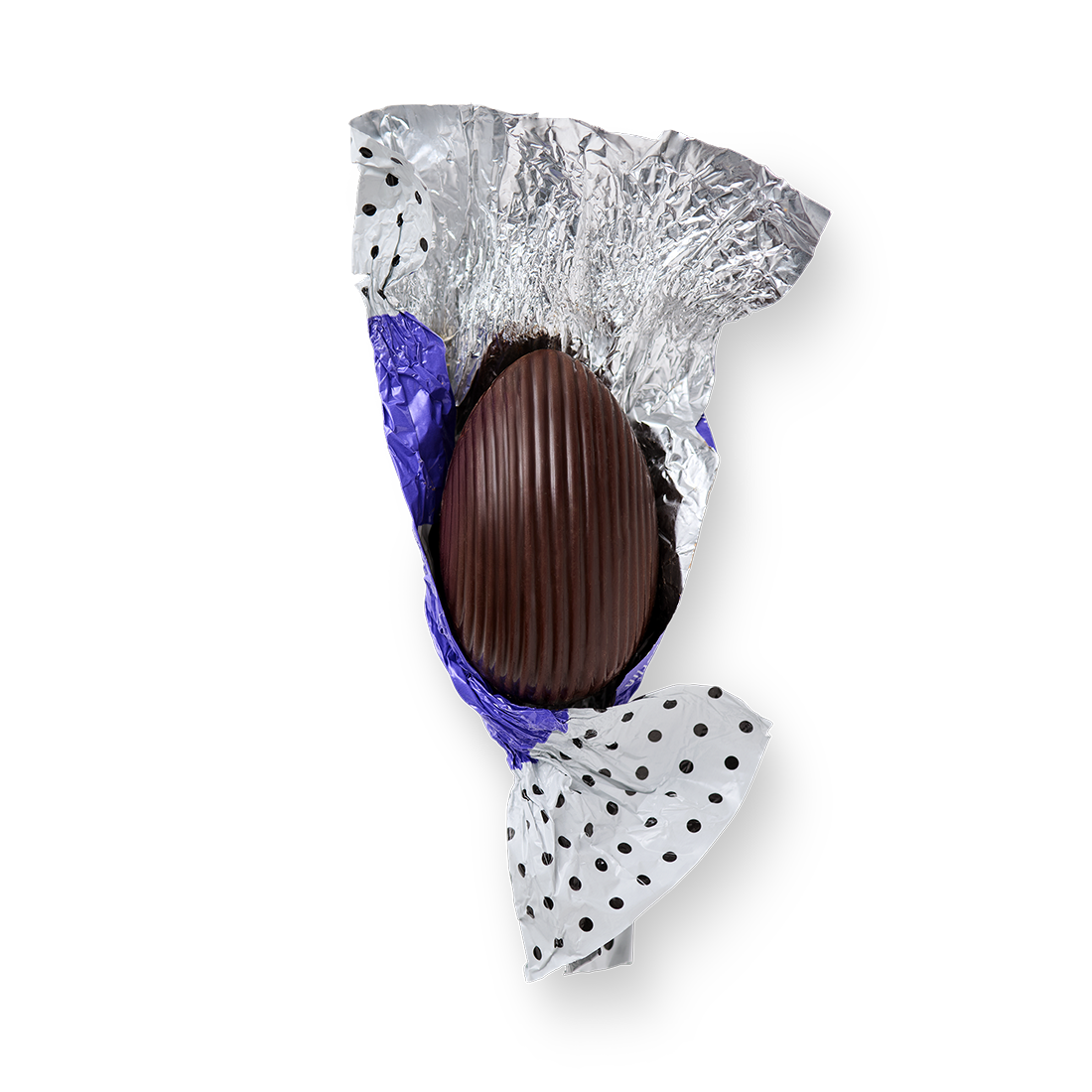 Produktbild: Waldbeerencreme Zartbitter Ei einzeln offen Produktbild: Waldbeerencreme Zartbitter Ei einzeln offen