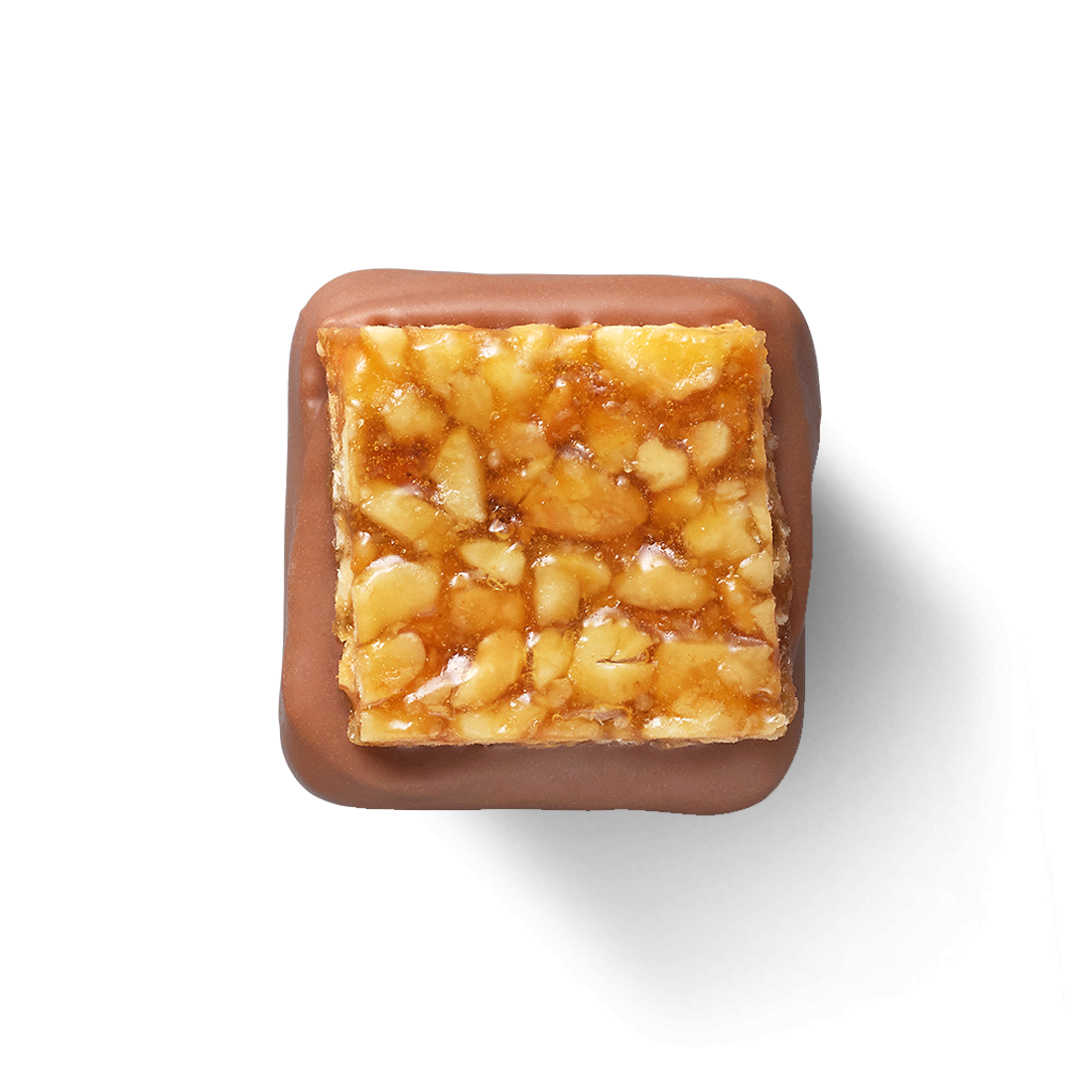 Nougatkrokant in Vollmilchschokolade Produktbild: Nougat Krokant