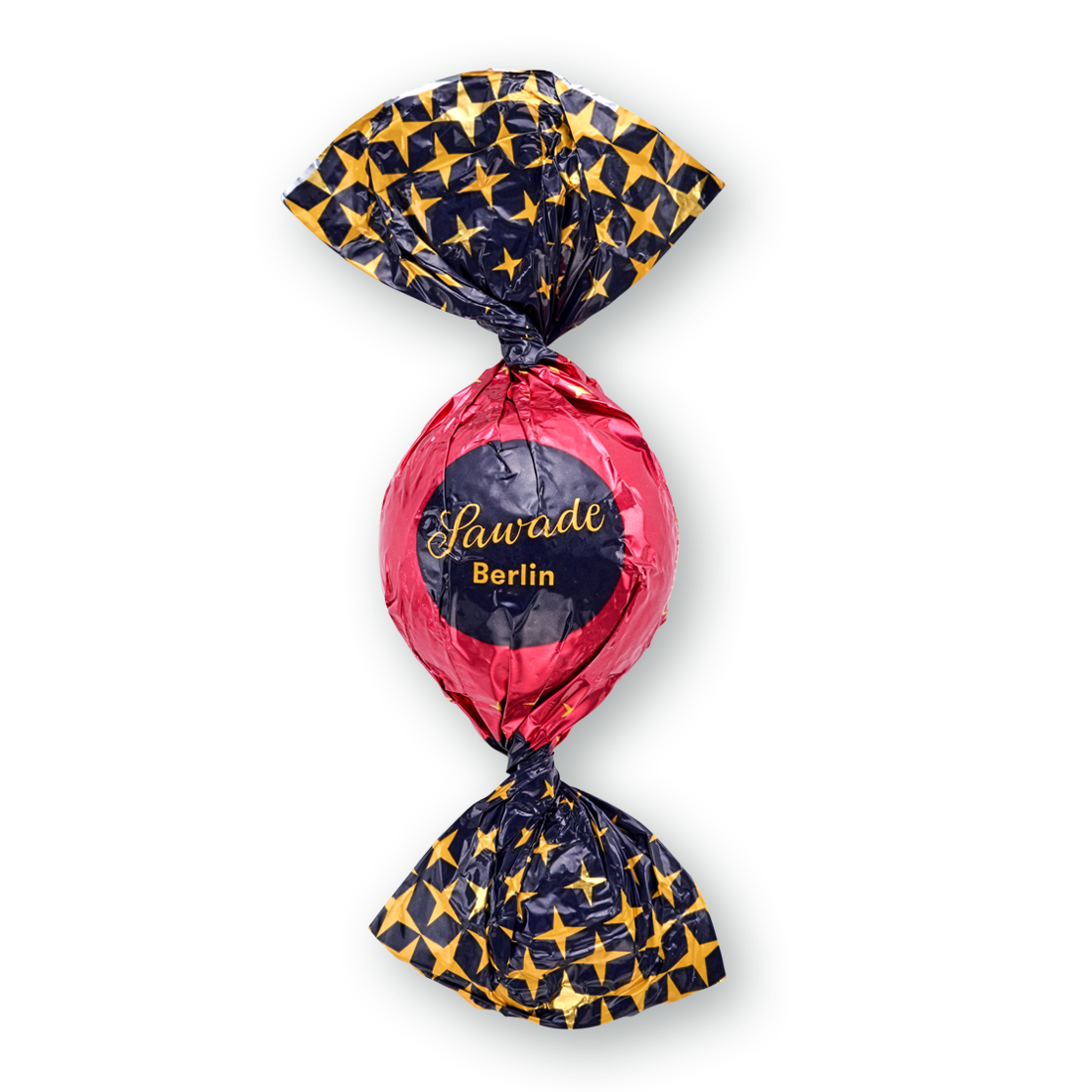 Rotwein Trüffel Kugel in Zartbitterschokolade Produktbild: Glühwein Kugel