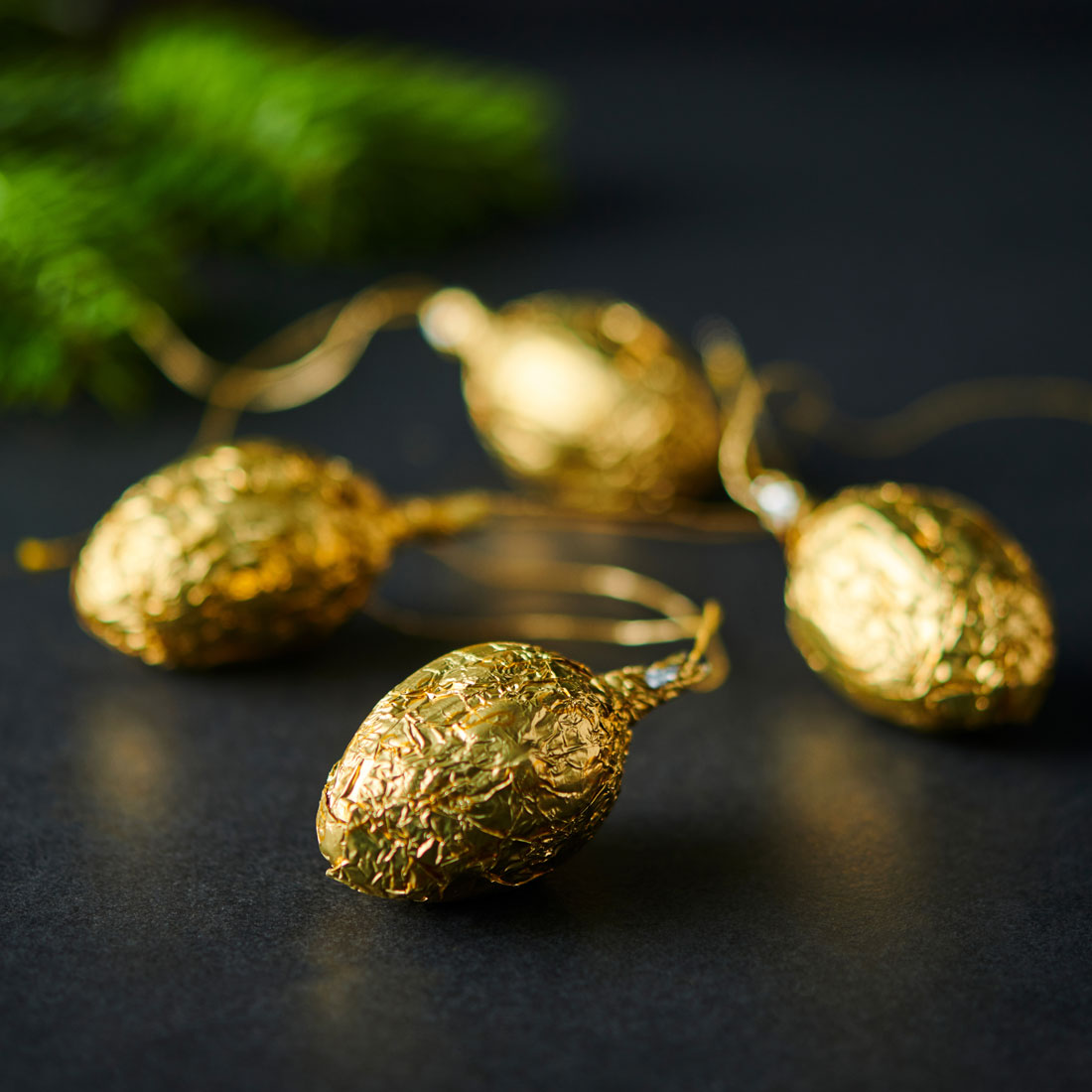 Stimmungsbild: Goldnuss Nussnougat dekorativ  Stimmungsbild: Goldnuss Nussnougat dekorativ