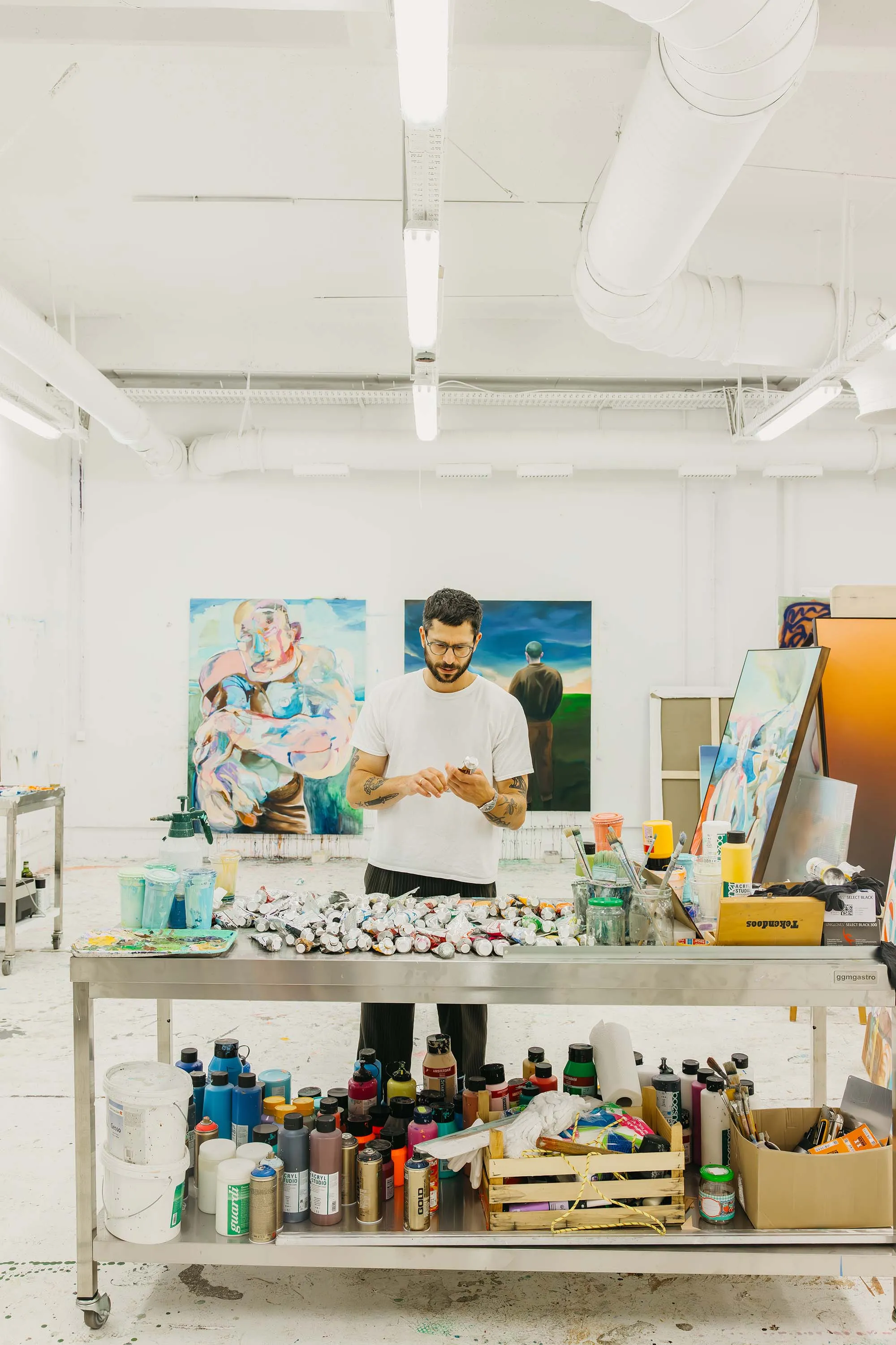 Bild Sawade Studio Visit Tobias Vetter