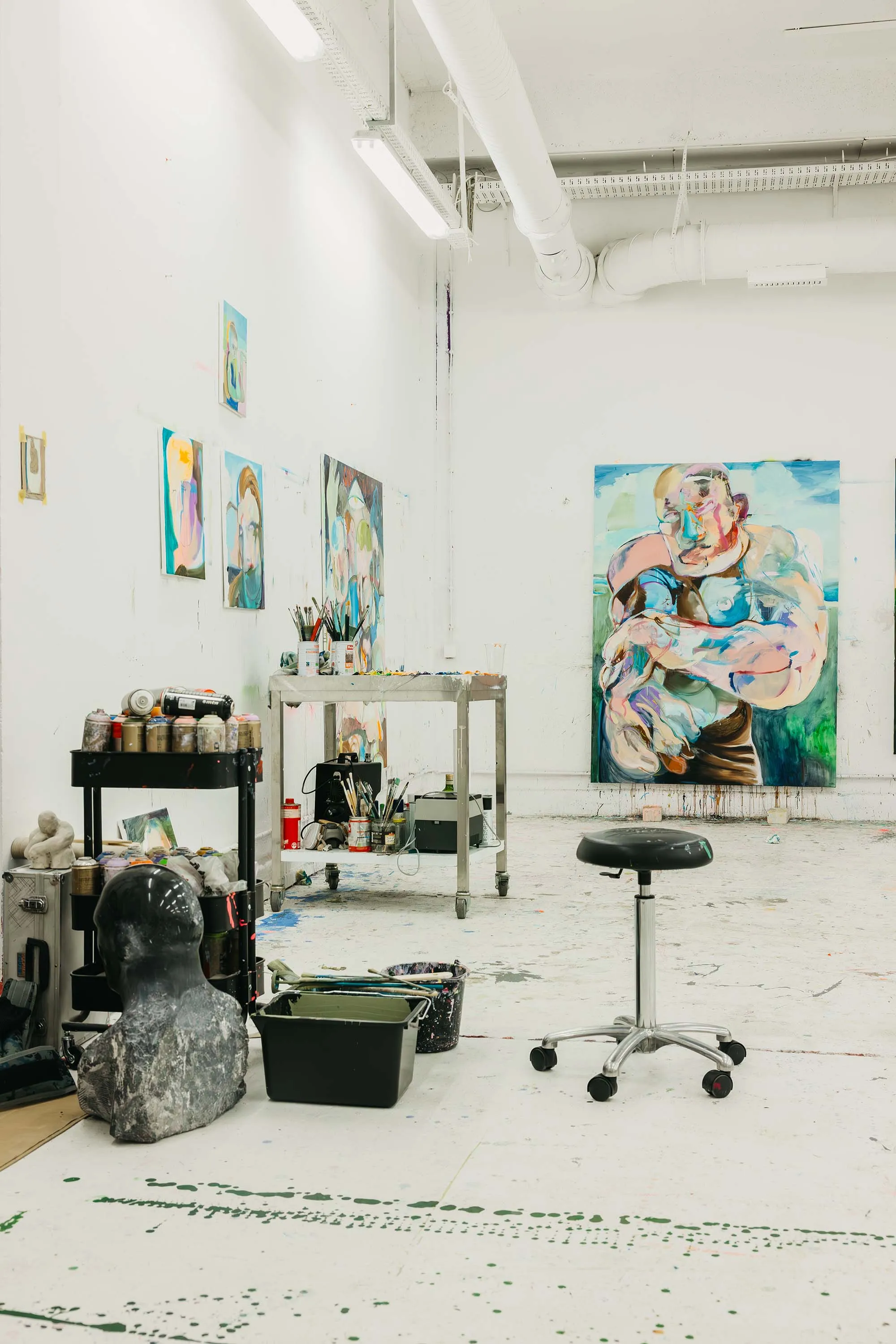 Bild Sawade Studio Visit Tobias Vetter