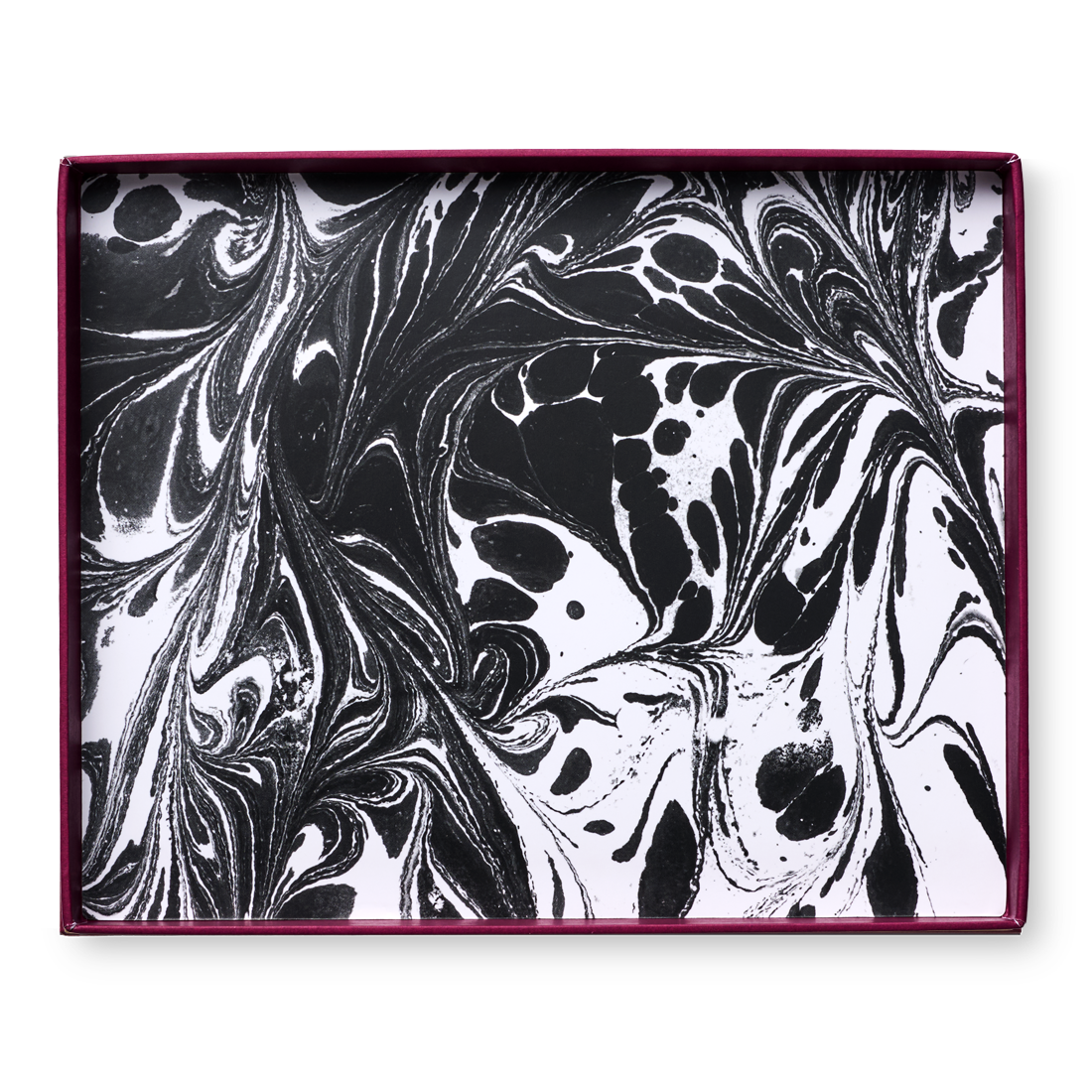 Große Pralinenschachtel Ansicht Deckel innen