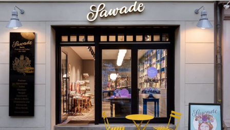 Sawade Pralinengeschäft von außen Sawade Pralinengeschäft von außen