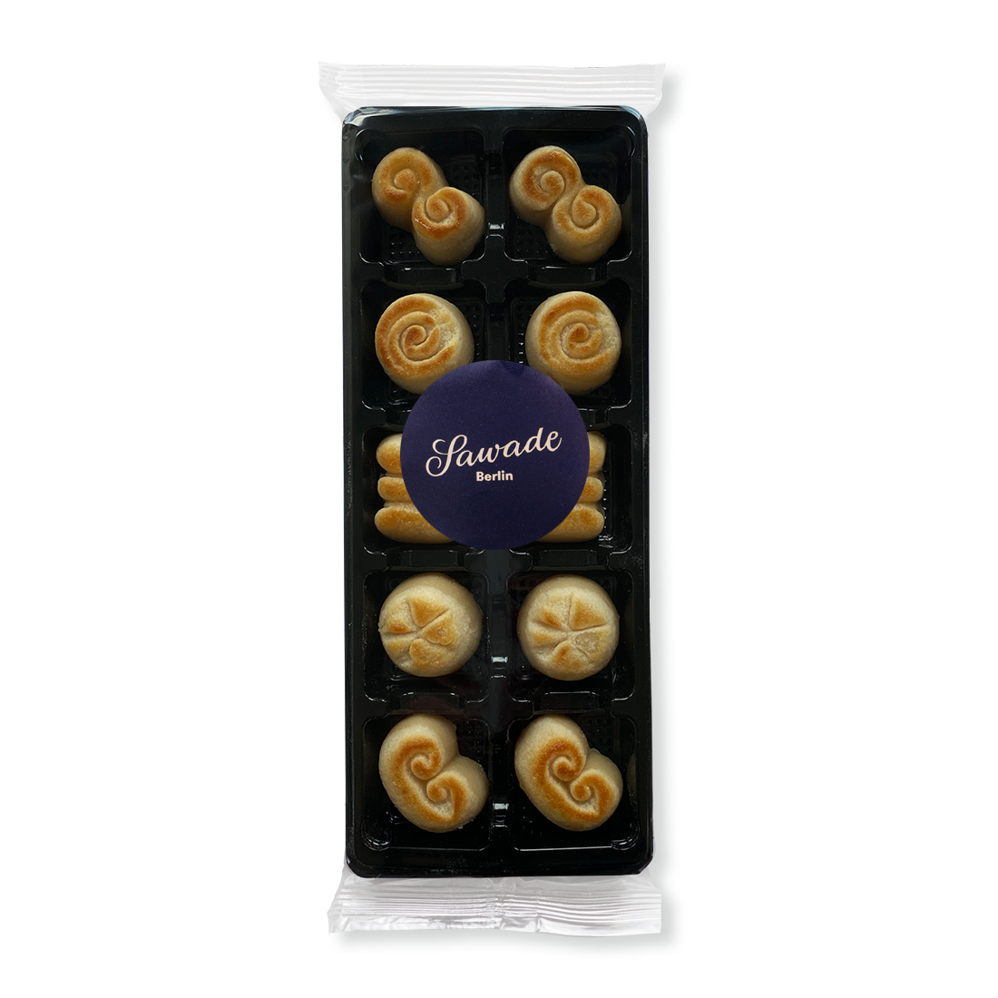 Edelmarzipan Teekonfekt Produktbild: 10 Stück Teekonfekt im Blister