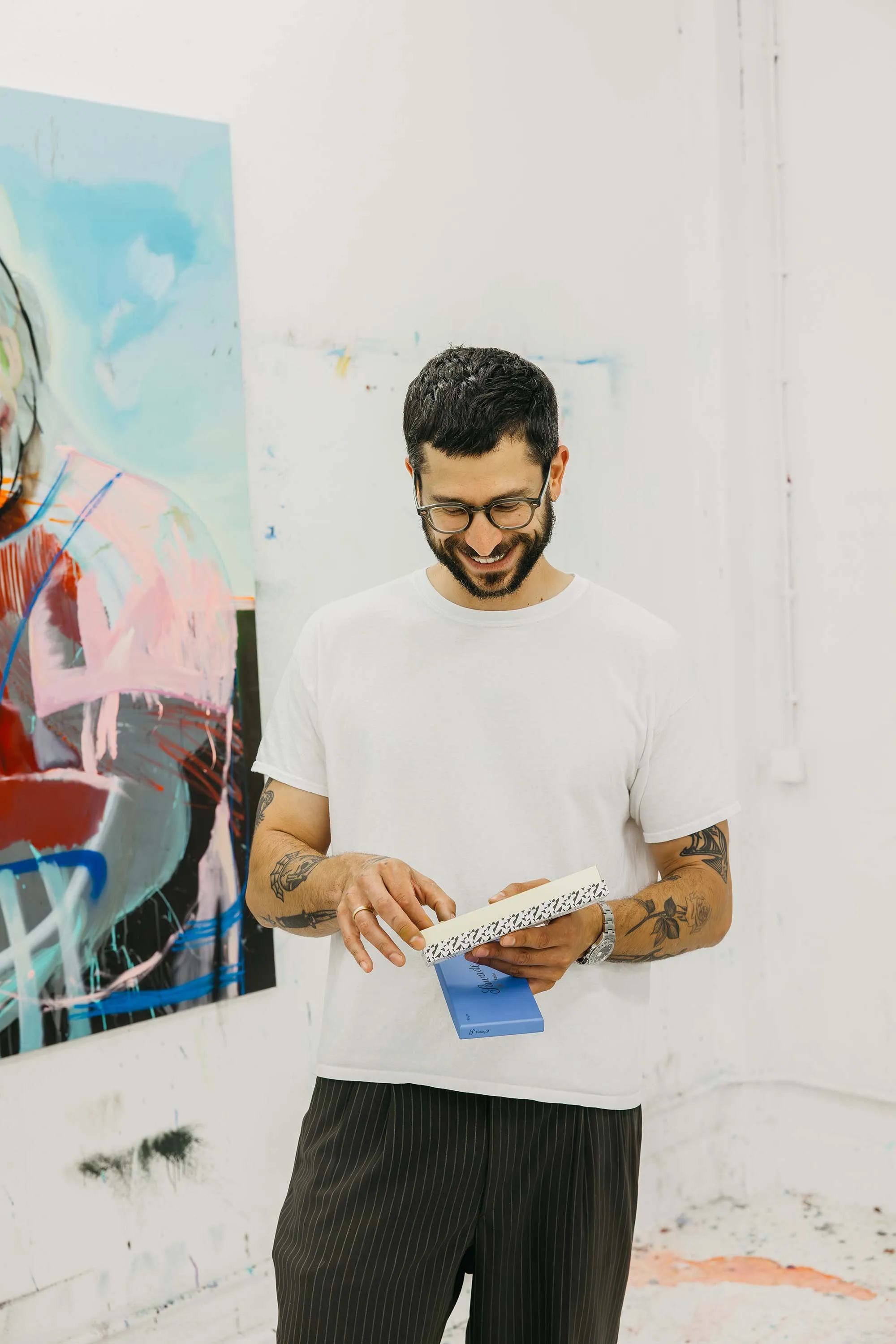 Bild Sawade Studio Visit Tobias Vetter