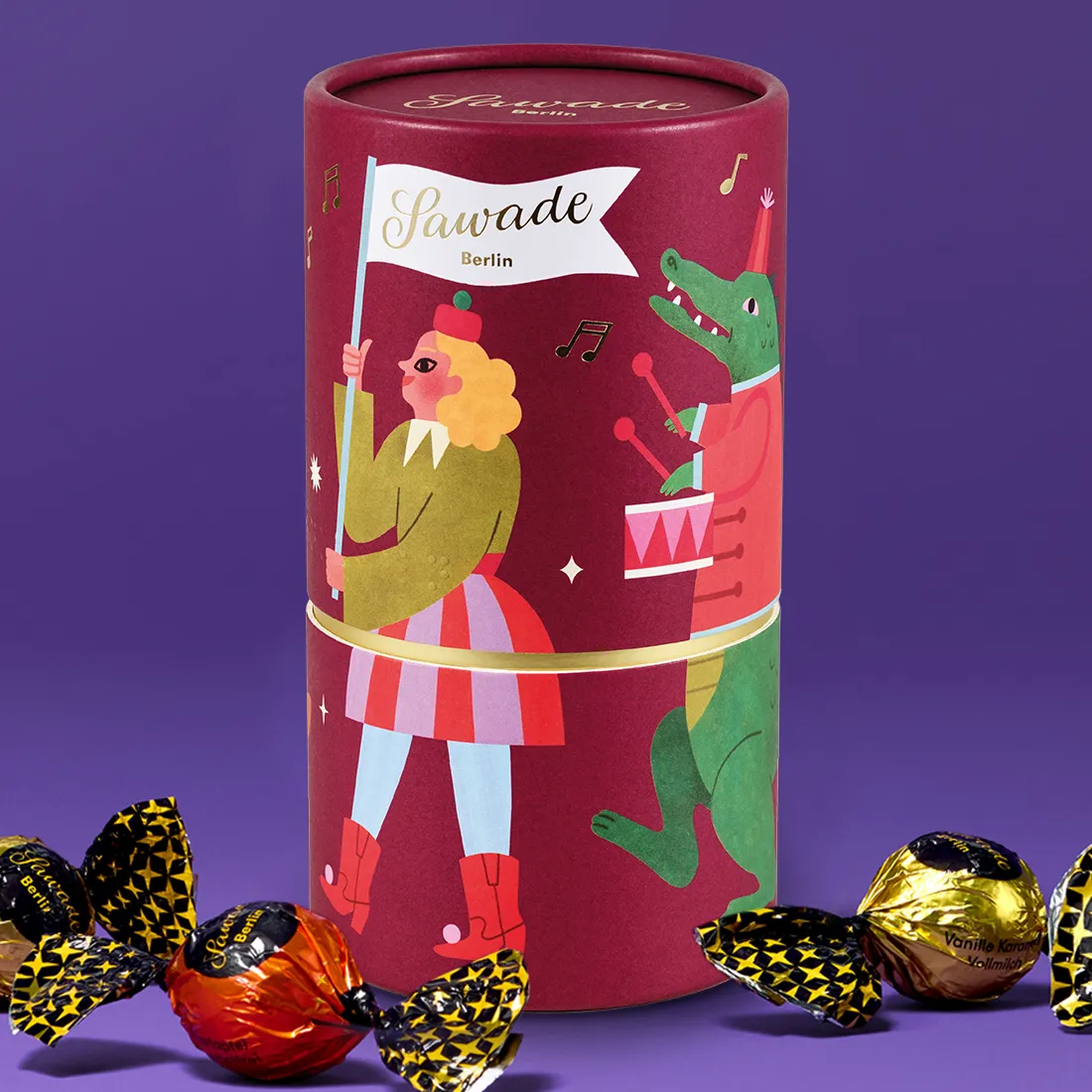 Geschenkdose alkoholfreie Pralinenkugeln »Parade« , 15 St.