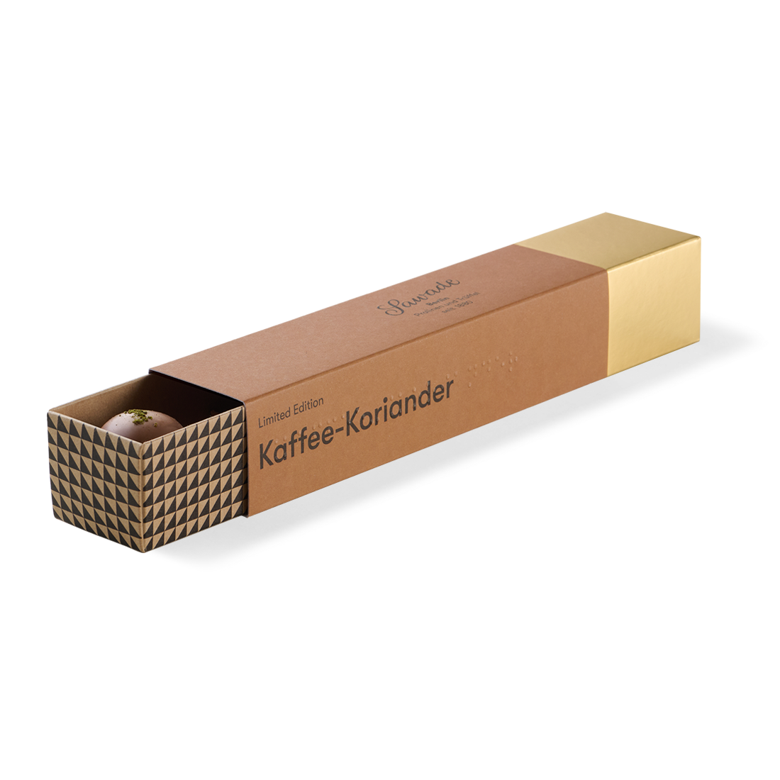 Pralinenstange Ansicht von der Seite