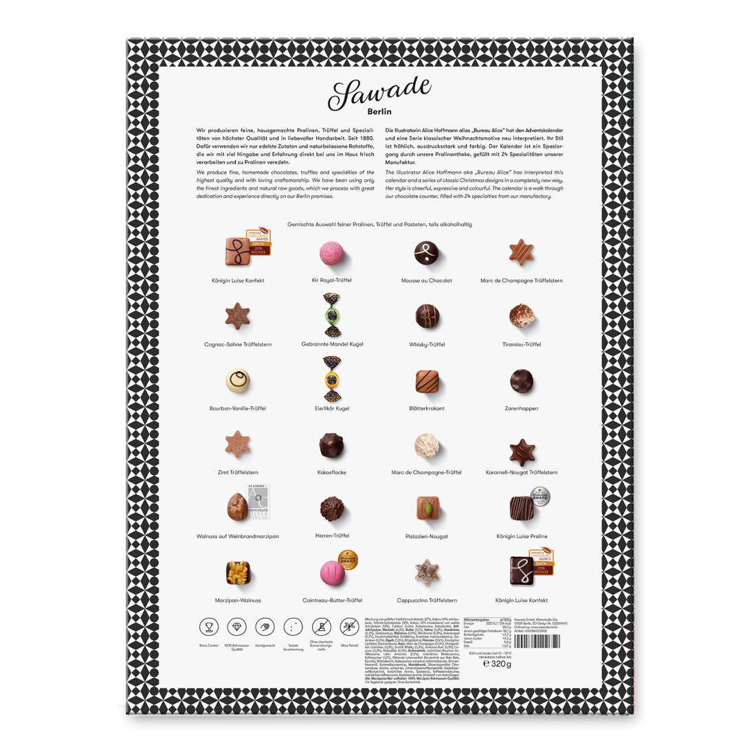 Adventskalender Karussell von hinten Adventskalender Karussell von hinten