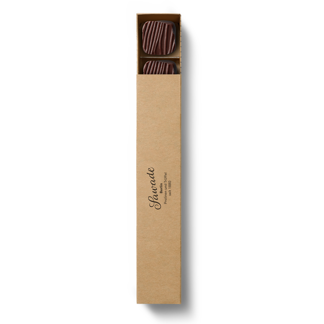 Produktbild: Pralinenstange Königin Luise Praline Ansicht von oben Produktbild: Pralinenstange Königin Luise Praline Ansicht von oben