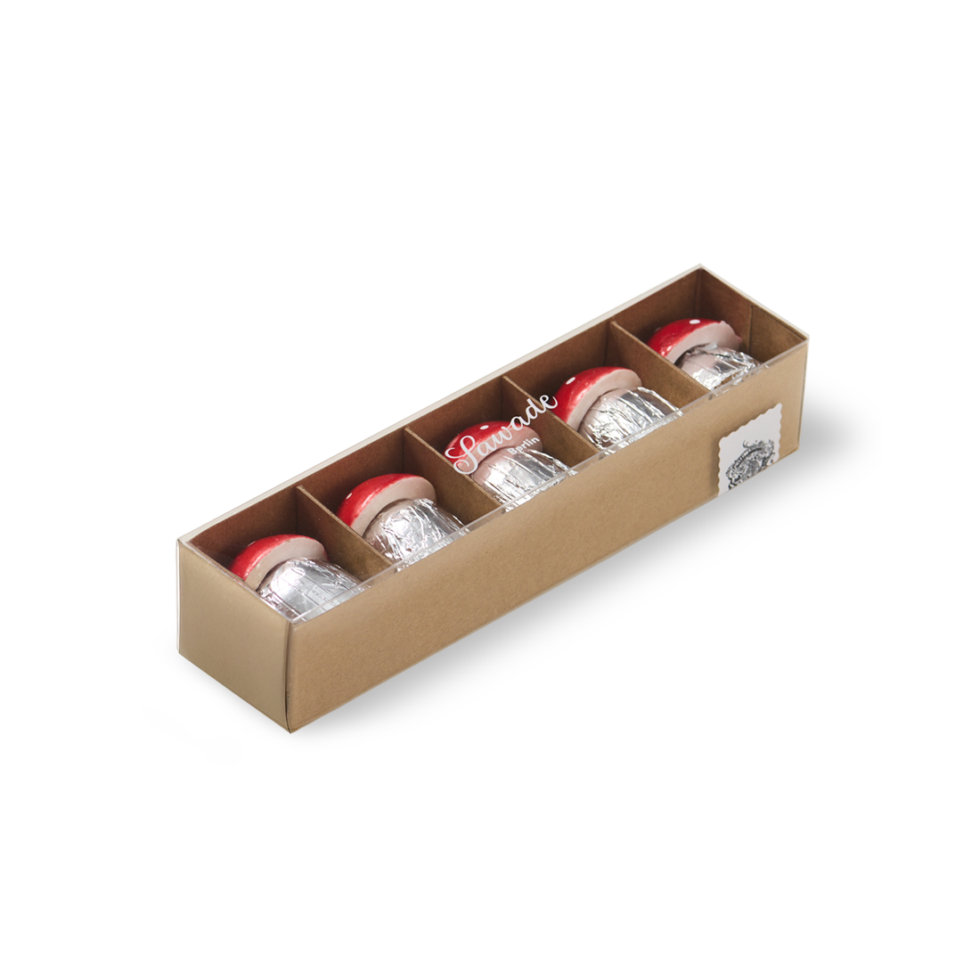 Produktbild: Kleine Pilzschachtel Ansicht von der Seite