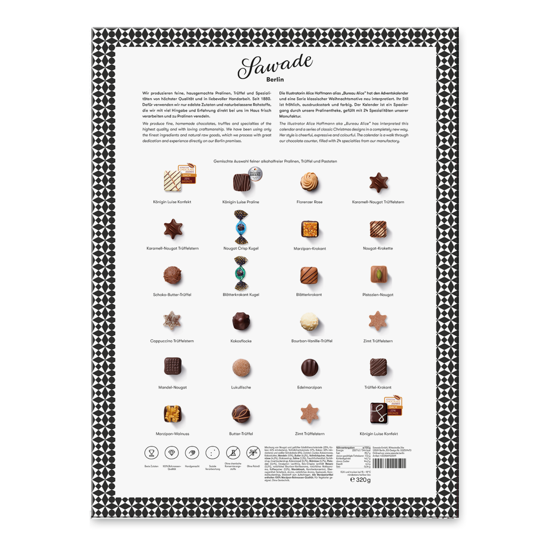 Adventskalender Karussell von hinten Adventskalender Karussell von hinten