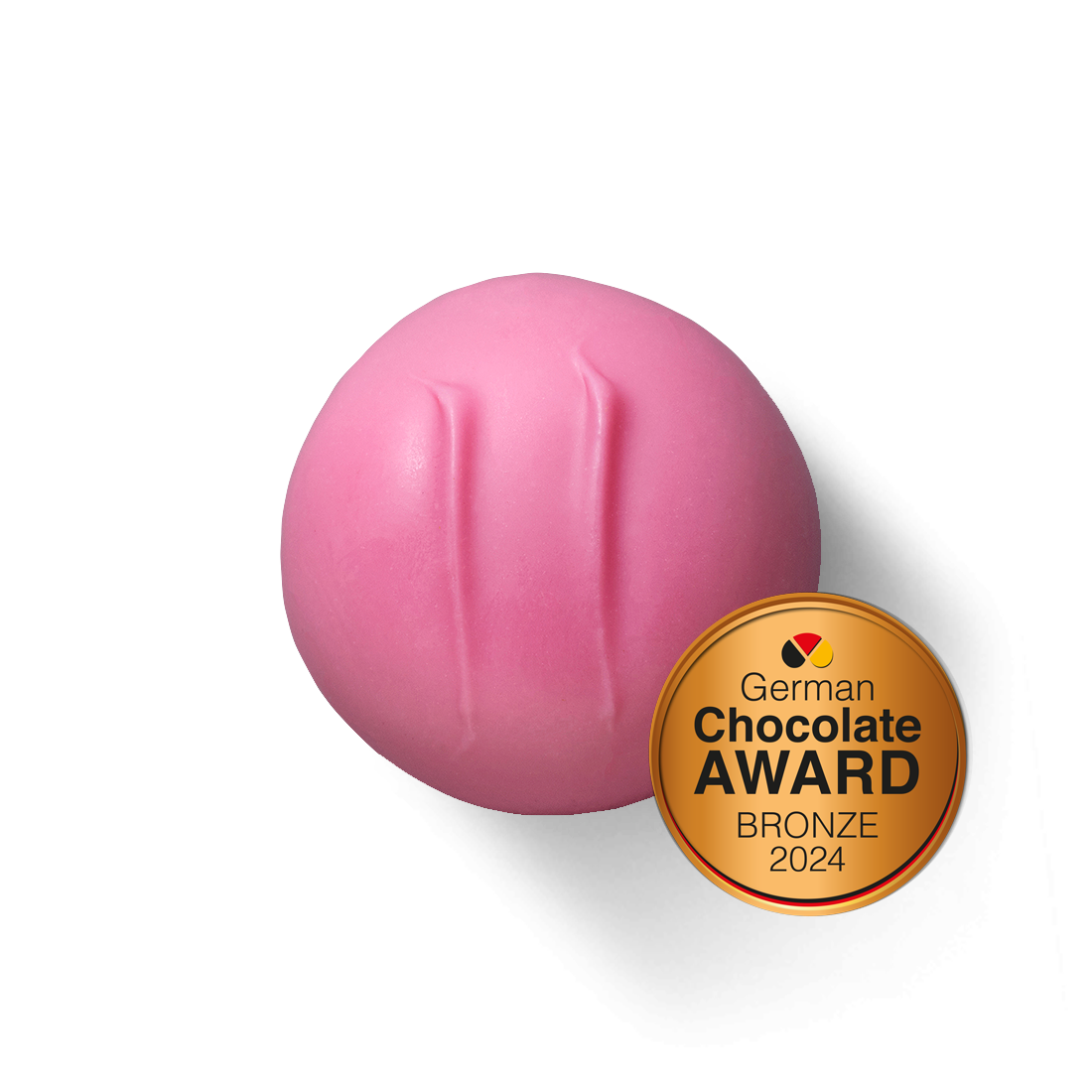 Cointreau-Butter-Trüffel in weißer Schokolade Produktbild: Cointreau-Trüffel German Chocolate Award Bronze 2024