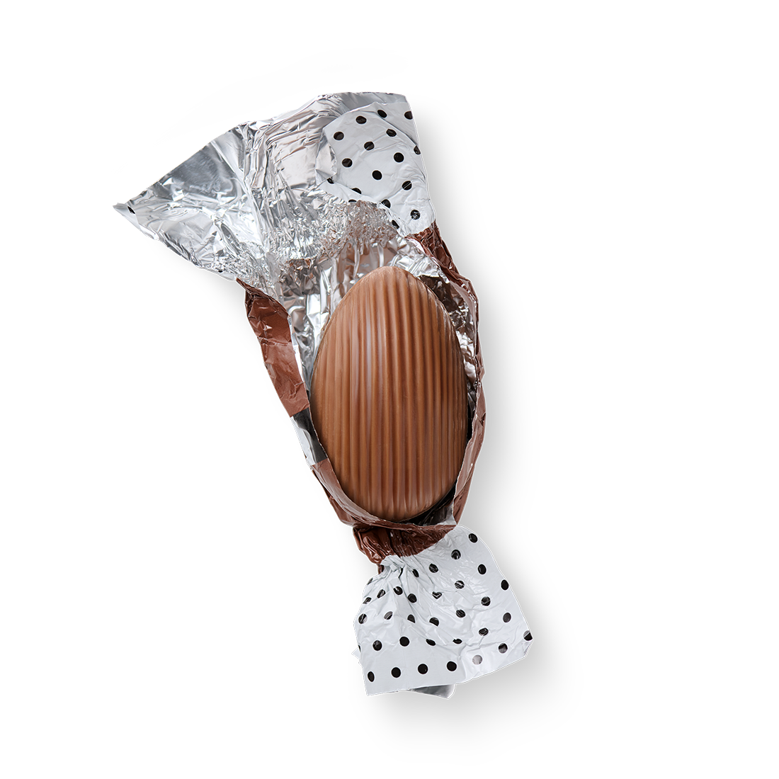 Produktbild: Schokoladenbutter Ei einzeln offen Produktbild: Schokoladenbutter Ei einzeln offen