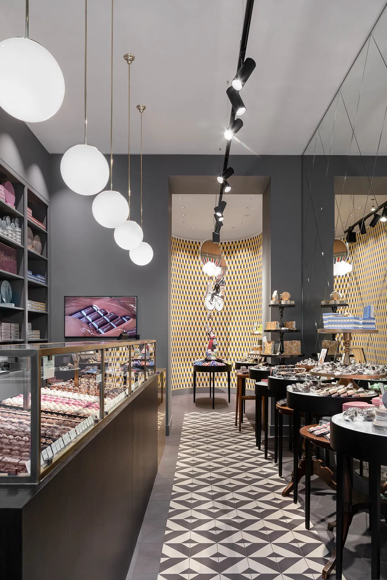 Sawade Pralinengeschäft von innen