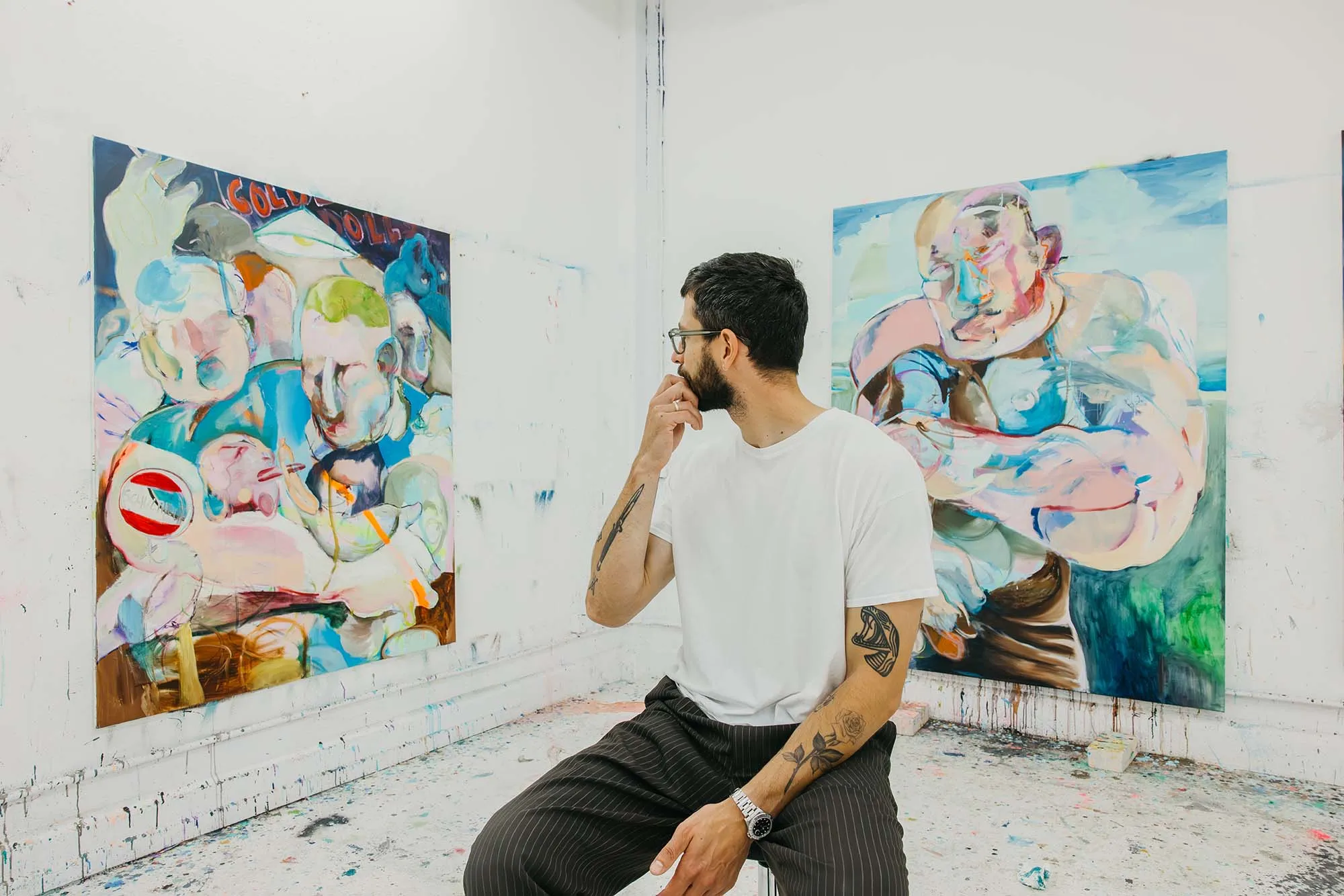 Bild Sawade Studio Visit Tobias Vetter