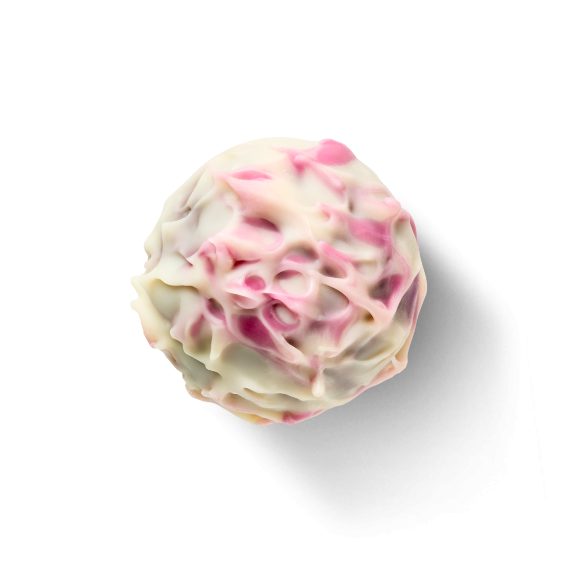 Erdbeer-Joghurt-Trüffel in Vollmilchschokolade Produktbild: Erdbeerjoghurt Trüffel