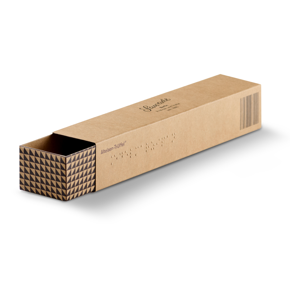 Produktbild: Pralinenstange Alteisen-Trüffel Ansicht von der Seite Produktbild: Pralinenstange Alteisen-Trüffel Ansicht von der Seite