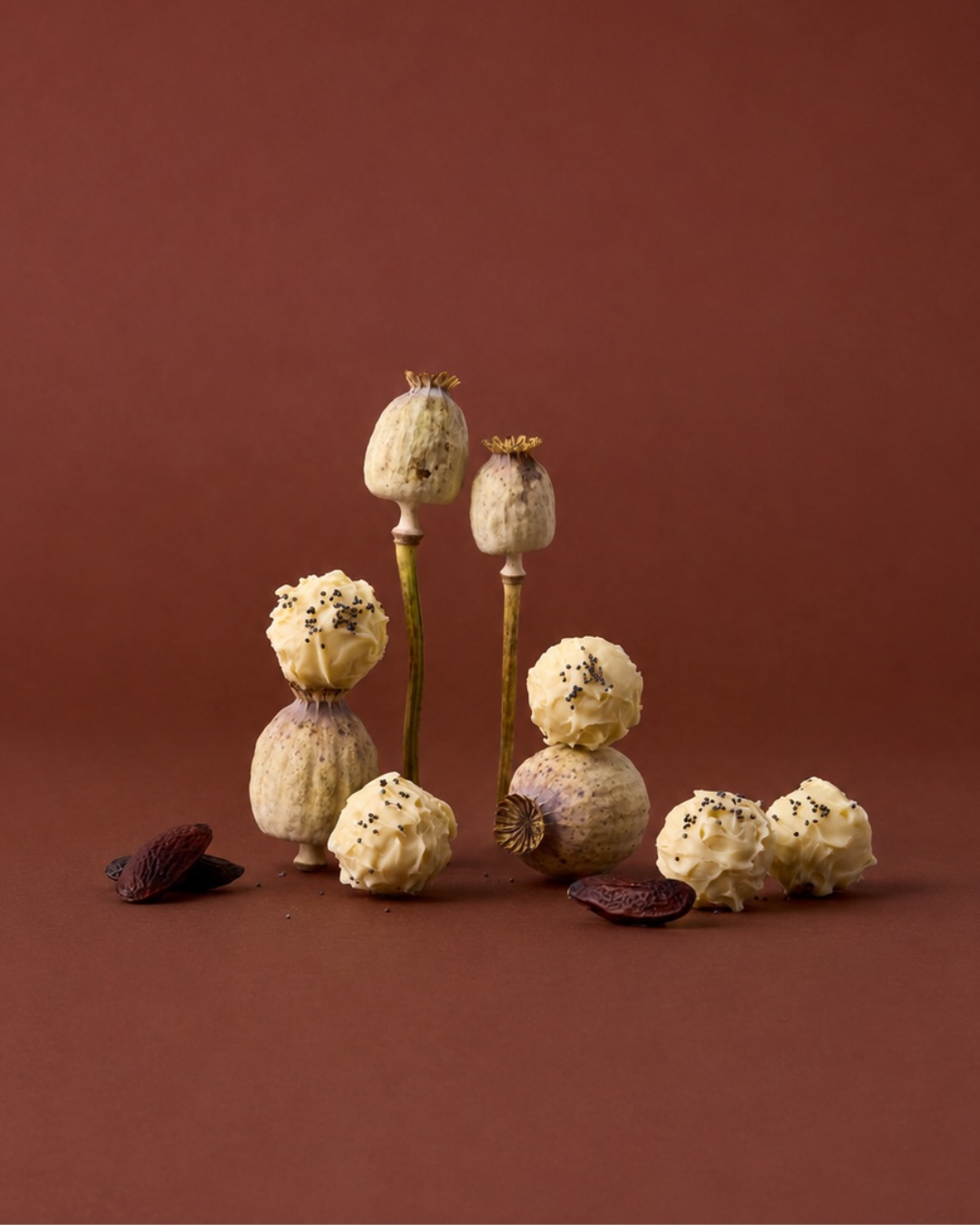 Hello, cosy season. 🍂🤎
Unsere neue Limited Edition Tonkabohne-Mohn verbindet das warme, würzige Aroma der Tonkabohne mit cremiger Ganache und knackiger weißer Schokolade. Mohn sorgt für eine feine, nussige Note und ein kleines Knistern.
Nur für kurze Zeit – so better be quick.