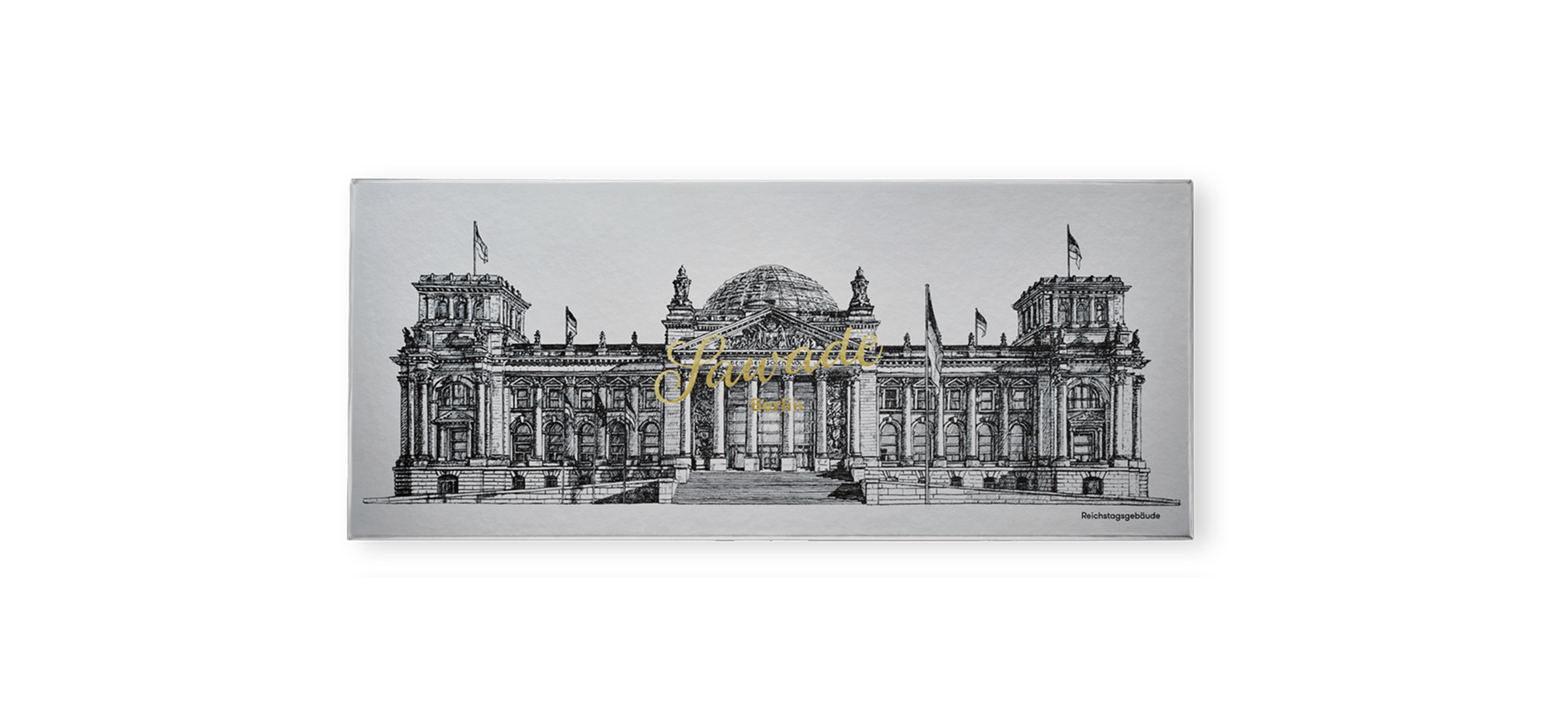 Große Pralinenschachtel Reichstag: Motivansicht