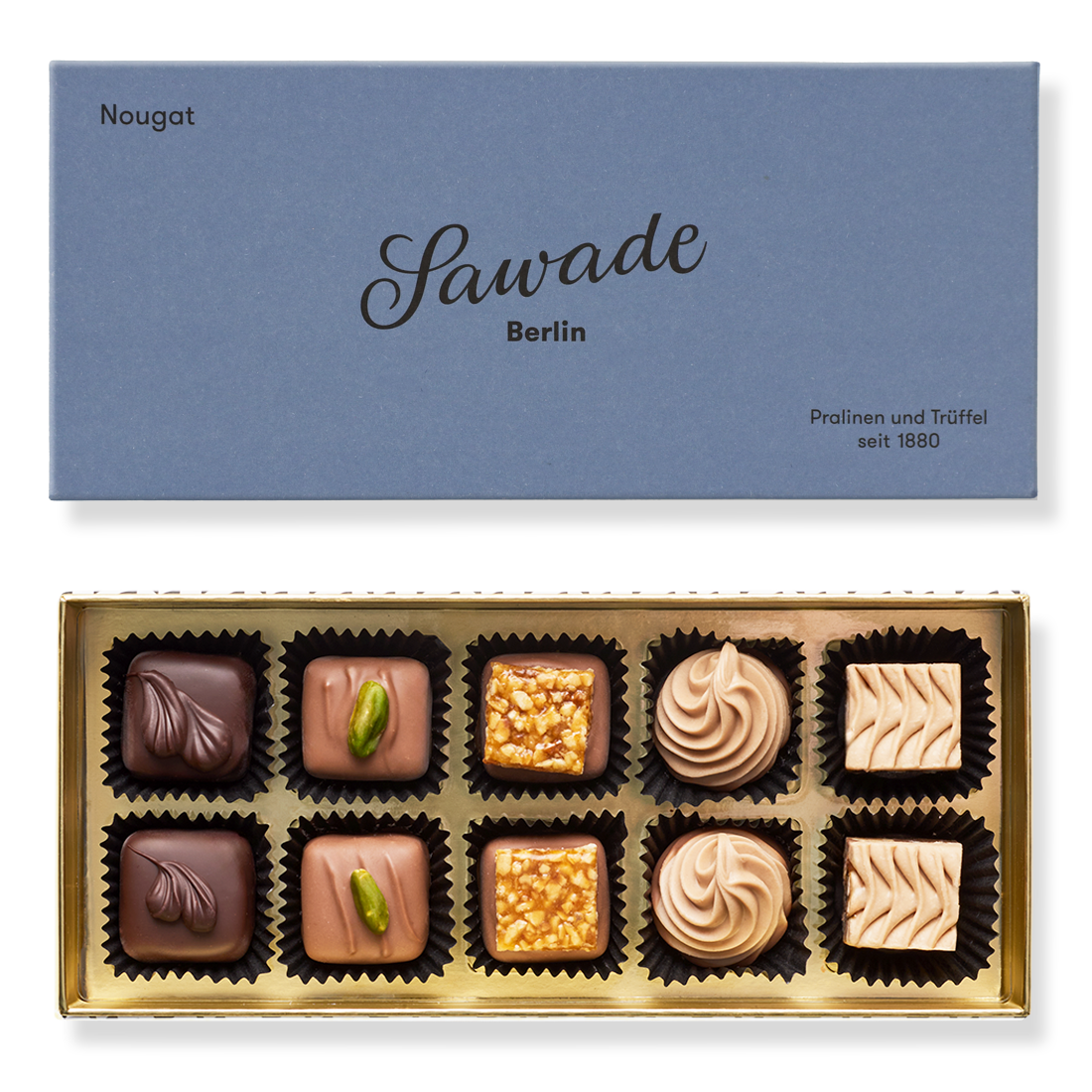 Pralinenschachtel Nougat