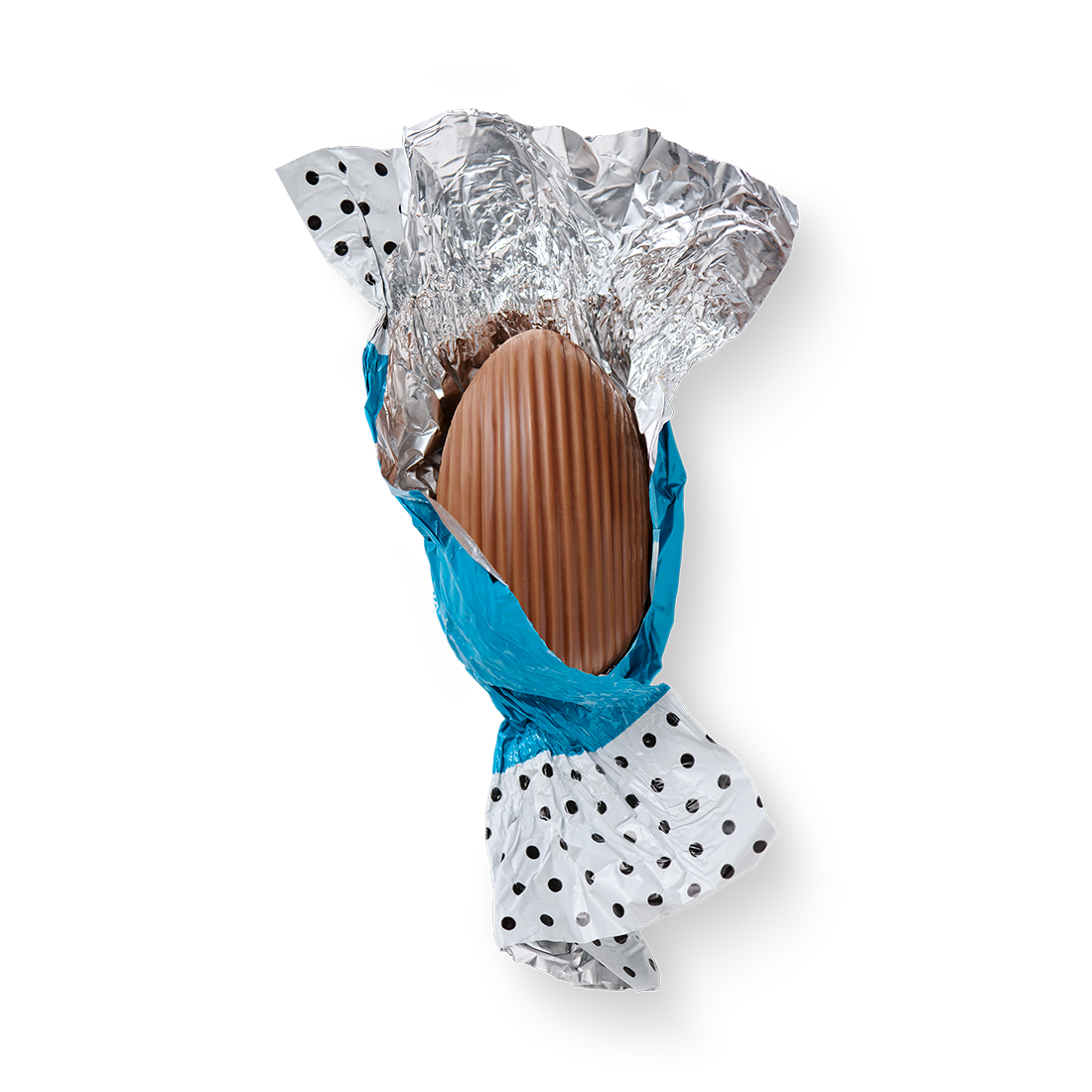 Produktbild: Nussnougat Vollmilch Ei einzeln offen Produktbild: Nussnougat Vollmilch Ei einzeln offen