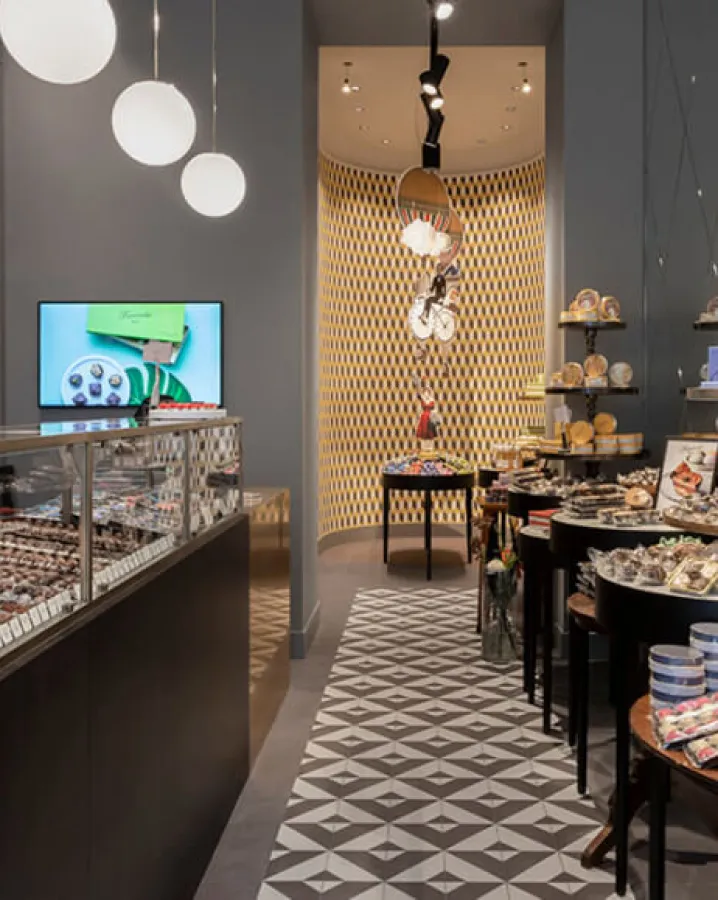 Sawade Pralinengeschäft von innen