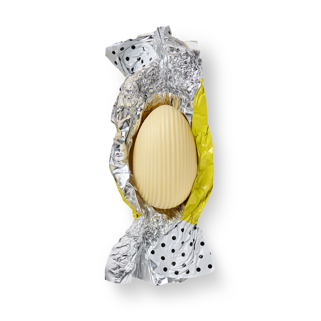 Zitronencreme Ei, 10 St. Produktbild: Zitronencreme weiße Schokolade Ei einzeln offen