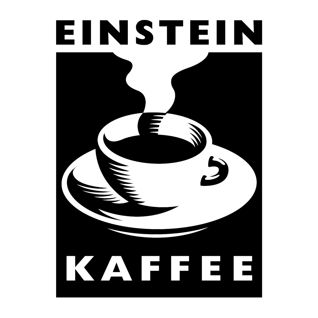 Logo: Einstein Kaffee Logo: Einstein Kaffee