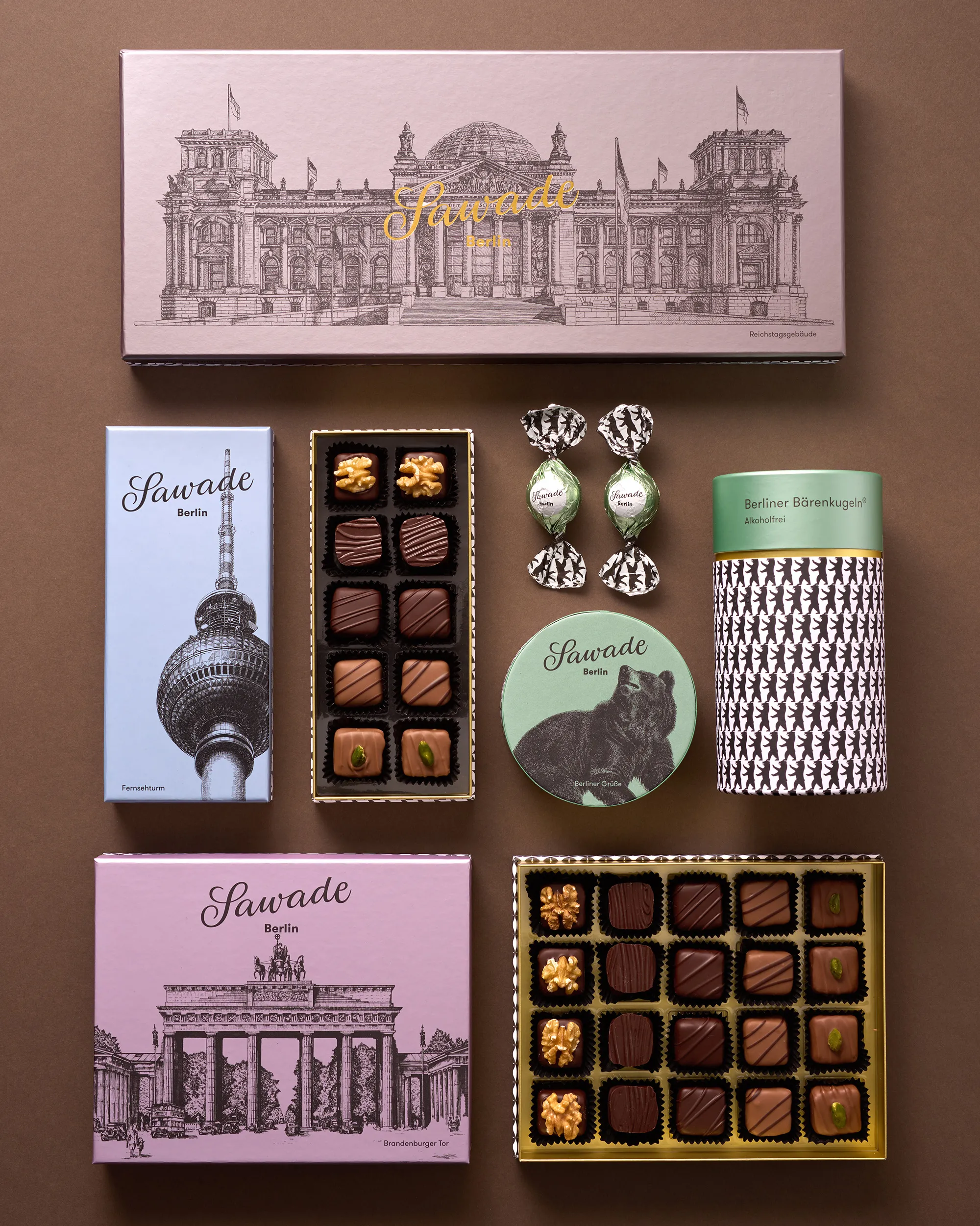 Stimmungsbild: Edition Berlin Pralinenschachteln